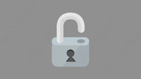 AE模板-MG扁平元素图标Lock_Open锁