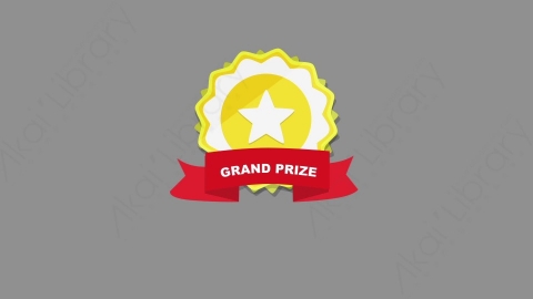 AE模板-MG扁平元素图标Award_Ribbon奖章