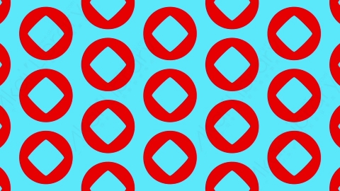 AE模板-时尚元素混合随机图形背景Pattern_Simple_17