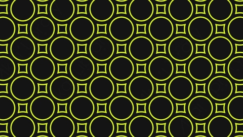 AE模板-时尚元素混合随机图形背景Pattern_Simple_30