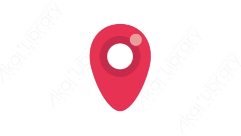 AE模板-MG扁平城市建筑元素图标Map cursor地图标志