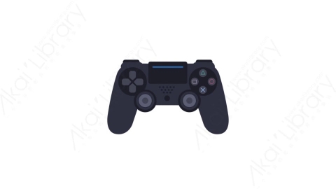 AE模板-MG扁平电子设备元素图标Gamepad (one)游戏手柄