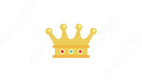 AE模板-MG扁平金融商务办公元素图标Crown (one)皇冠王冠-1