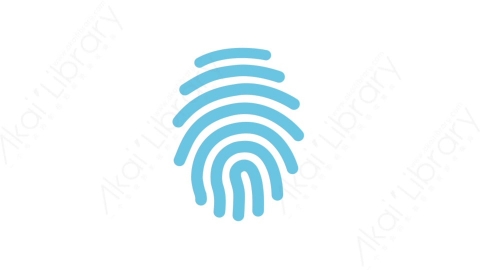 AE模板-MG扁平警用设备元素图标Fingerprint指纹