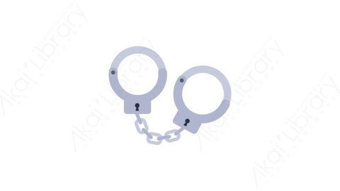 AE模板-MG扁平警用设备元素图标Handcuffs手铐