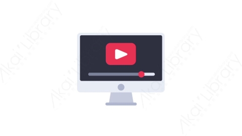 AE模板-MG扁平科技网络元素图标Video player web page desktop computer视频播放器网页台式计算机