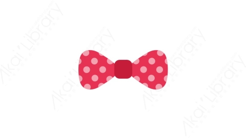 AE模板-MG扁平衣服衣物元素图标Bow tie蝴蝶结