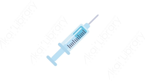 AE模板-MG扁平医疗元素图标Medical syringe医用注射器