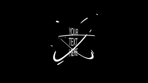 AE模板-抽象卡通文字标题8