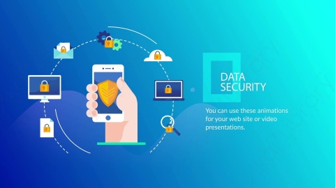 AE模板-33-data_security数据安全MG扁平元素图标场景