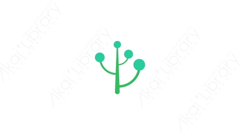 AE模板-bush 8灌木丛草丛MG扁平自然户外元素图标