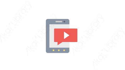 AE模板-6-Video message视频讯息MG扁平商业金融动画图标