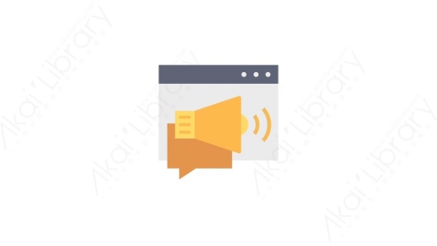 AE模板-1-Digital marketing数字营销MG扁平商业市场营销动画图标