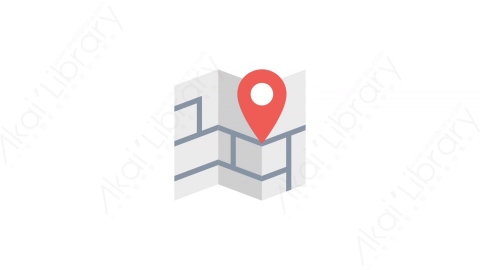 AE模板-9-Location位置MG扁平社交媒体网络动画图标