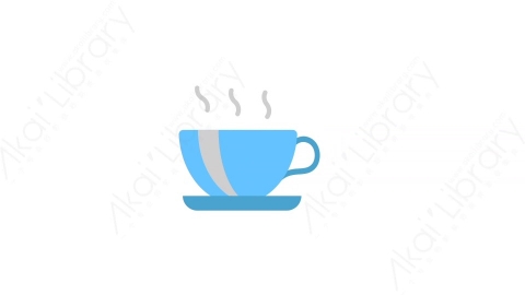 AE模板-1-Coffee咖啡MG扁平通用动画图标