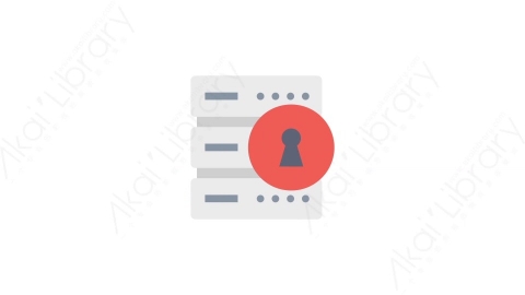 AE模板-11-Data protection数据保护MG扁平SEO和开发动画图标