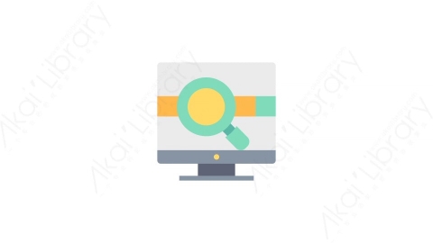 AE模板-3-Search engine搜索引擎MG扁平SEO和开发动画图标