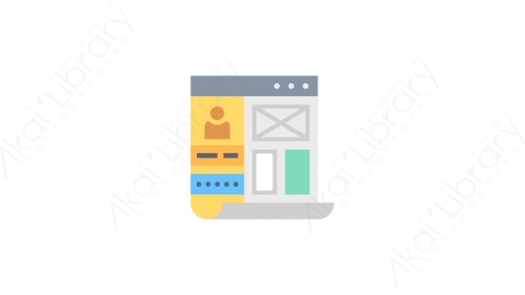 AE模板-3-UI-UX Design设计MG扁平Web和图形设计动画图标