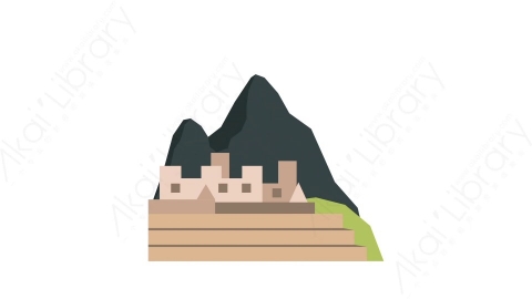 AE模板-Machu Picchu马丘比丘城市建筑元素图标