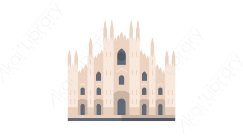 AE模板-Milan米兰城市建筑元素图标