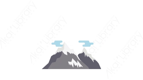 AE模板-Mount Everest珠穆朗玛峰城市建筑元素图标
