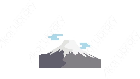 AE模板-Mount Fuji富士山城市建筑元素图标