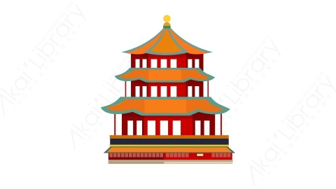 AE模板-Summer Palace颐和园城市建筑元素图标