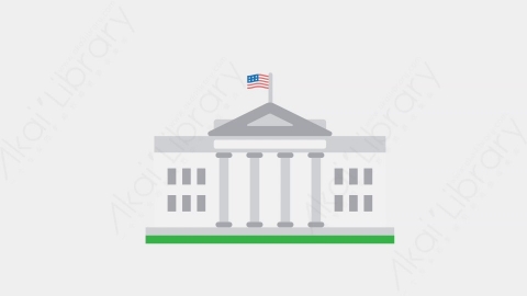 AE模板-white house白色的房子城市建筑元素图标