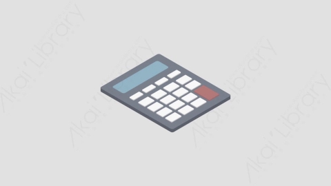 AE模板-Calculator 2计算器MG扁平金融财经元素图标