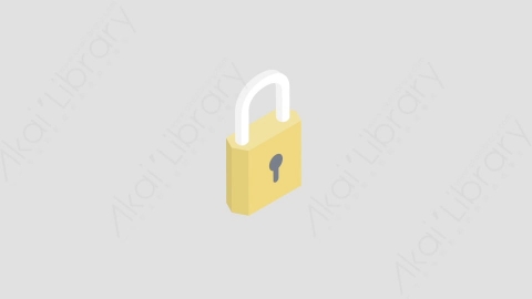 AE模板-Lock 2锁MG扁平日常生活元素图标