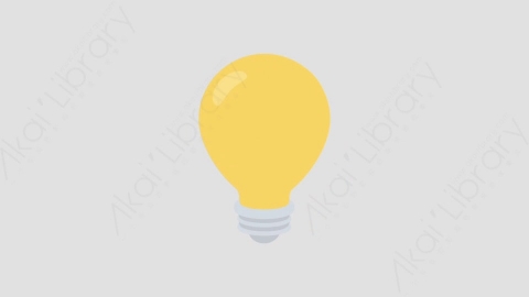 AE模板-Bulb 2灯泡MG扁平学习教育元素图标