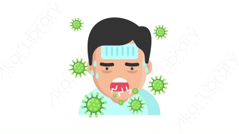AE模板-19_ Infected Patient感染病毒MG扁平医学医疗元素图标