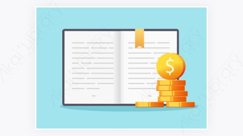 图片素材-奖学金教育钱信贷概念毕业学费金融贷款费用矢量