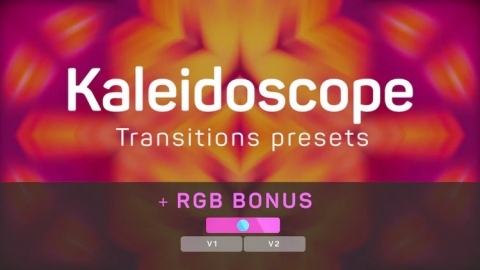PR预设-万花筒效果视频转场预设Kaleidoscope Transitions Presets