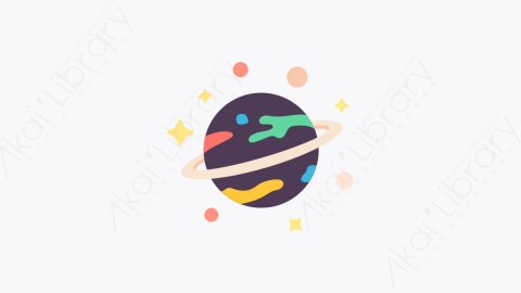 图片素材-002天文学 astronomy扁平MG卡通教育和学校的元素图标
