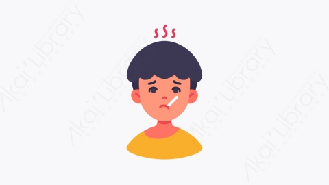 图片素材-002生病 ill扁平MG卡通医疗元素图标