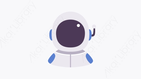 图片素材-003宇航员 astronaut扁平MG卡通职业与人形元素图标