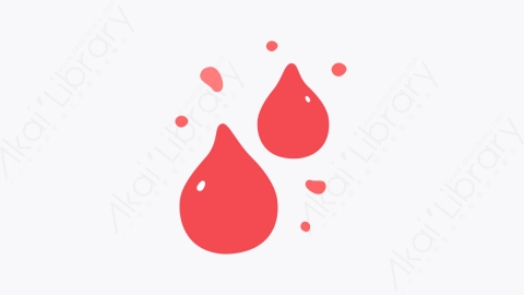 图片素材-003血 blood扁平MG卡通医疗元素图标