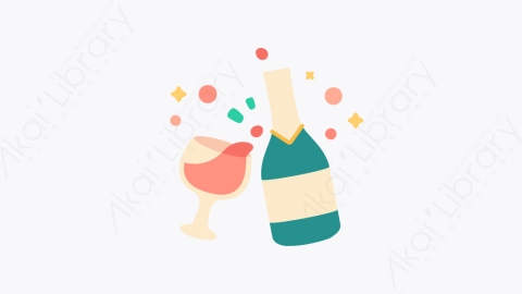图片素材-003庆祝 celebrate扁平MG卡通爱与甜蜜的元素图标