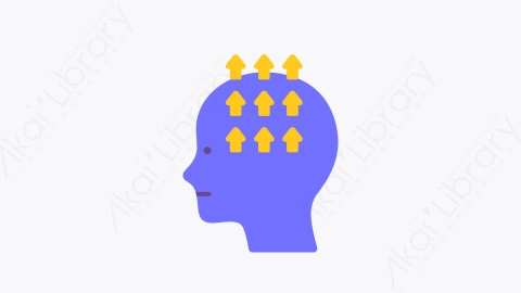 图片素材-004焦虑 anxiety扁平MG卡通心理健康和障碍元素图标