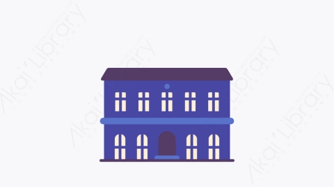 图片素材-004公寓 apartment扁平MG卡通建筑物元素图标