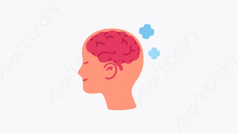 图片素材-004大脑 brain扁平MG卡通医疗元素图标