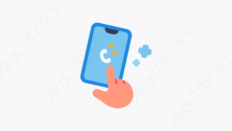 图片素材-005电话 calling扁平MG卡通医疗元素图标
