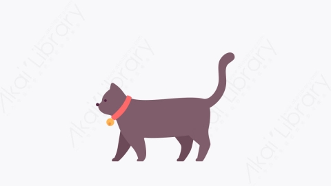 图片素材-006猫 cat扁平MG卡通动物元素图标
