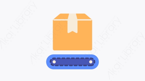 图片素材-006制造 manufacturing个扁平MG卡通物流元素图标