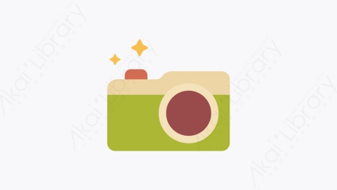 图片素材-007相机 camera扁平MG卡通露营元素图标