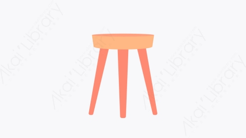 图片素材-008椅子 chair扁平MG卡通家具和家居装饰Vol1元素图标