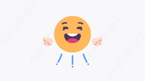 图片素材-008笑 laughing扁平MG卡通自助元素图标
