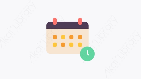 图片素材-008日程 schedule扁平MG卡通教育和学校的元素图标