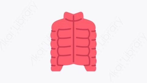 图片素材-009外套 jacket扁平MG卡通衣服和衣服元素图标2